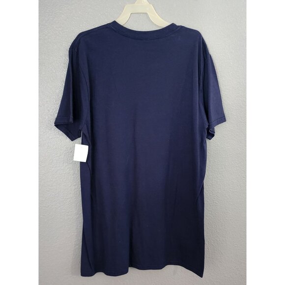 Awesome Sauce Mens Graphic T-Shirt Surf California Print Navy 100% Cotton Medium - Picture 5 of 7